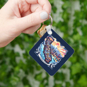 Californië Kaart Vector Kunst Sleutelhanger