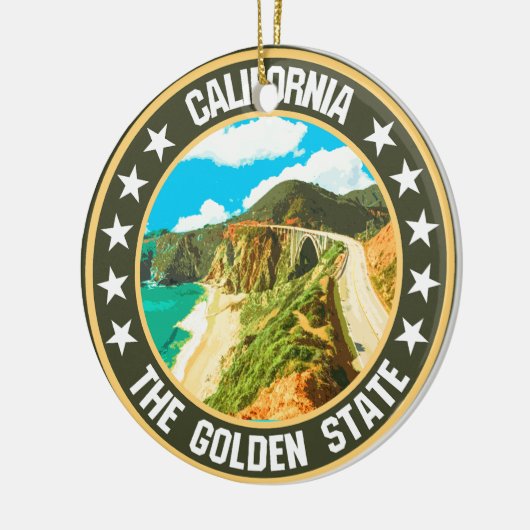 Californië Keramisch Ornament (Links)