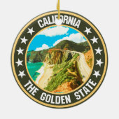 Californië Keramisch Ornament (Achterkant)