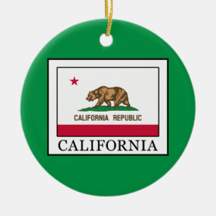 Californië Keramisch Ornament