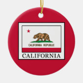 Californië Keramisch Ornament (Voorkant)