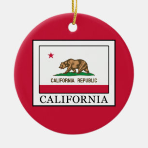 Californië Keramisch Ornament