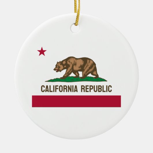 Californië Keramisch Ornament (Voorkant)