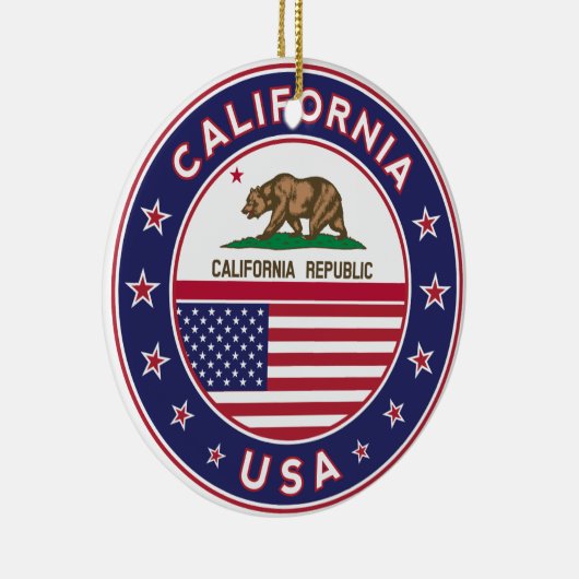 Californië Keramisch Ornament (Rechts)