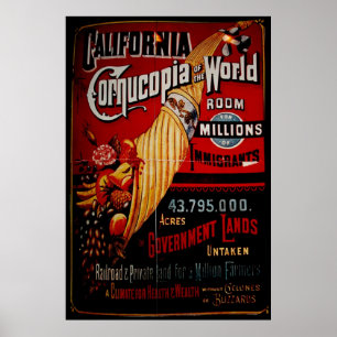 Californië-kernkoppen van de wereld poster