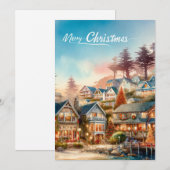 Californië Kerst Charm Kaarten (Voorkant / Achterkant)