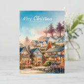 Californië Kerst Charm Kaarten (Staand voorkant)