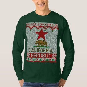 Californië: Kerst in de lelijke stijl T-shirt