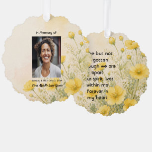 Californië Klaproos Bloem, Herdenkingsgebed Aande Ornament Kaart