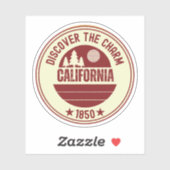 Californië Klaproos - Staatsbloem CA Sticker (Vel)