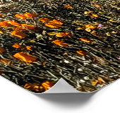 Californië klaprozen - Landschap 2 Poster (Hoek)