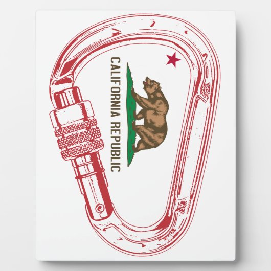 Californië-klimmer Carabiner Fotoplaat (Voorkant)