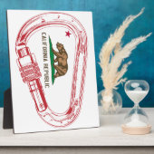 Californië-klimmer Carabiner Fotoplaat (Zijkant)