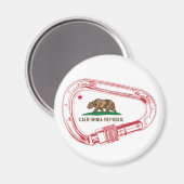 Californië-klimmer Carabiner Magneet (Voorkant / Achterkant)