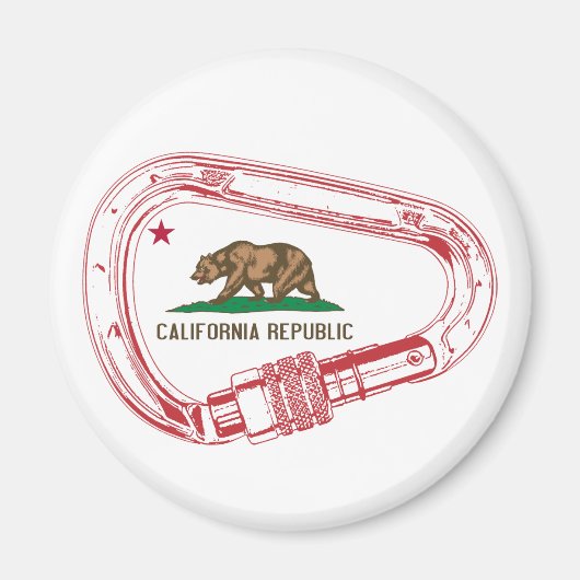 Californië-klimmer Carabiner Magneet (Voorkant)
