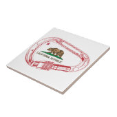 Californië-klimmer Carabiner Tegeltje (Zijkant)