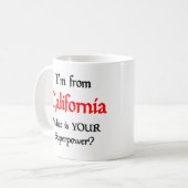 Californië koffiemok (Voorkant links)