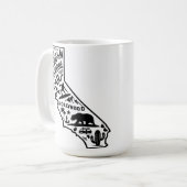 Californië Koffiemok (Voorkant links)