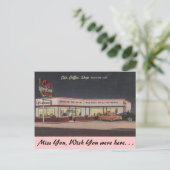 Californië, Koffiewinkel Briefkaart (Staand voorkant)