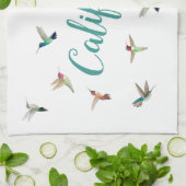 Californië kolibries keukenhanddoeken (Gevouwen)