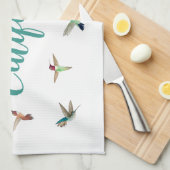 Californië kolibries keukenhanddoeken (Quarter Fold)