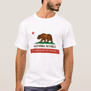 Californië, LAAT HET MEEST MET TEXAS!!! T-shirt
