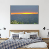 Californië, Laguna Beach Mountain Sunset Canvas Afdruk (Insitu (Slaapkamer))