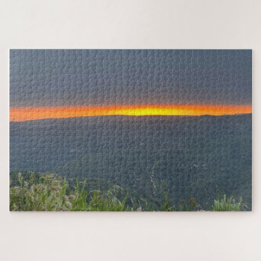Californië, Laguna Beach Mountain Sunset Legpuzzel (Horizontaal)