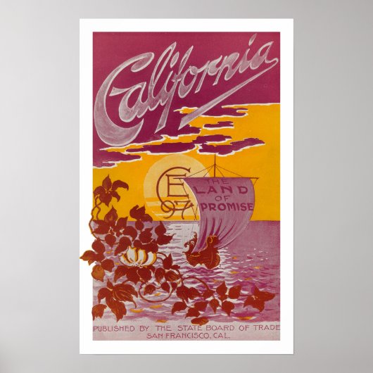Californië Land of Promise Poster (Voorkant)