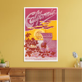 Californië Land of Promise Poster Canvas Afdruk (Insitu (Woonkamer))