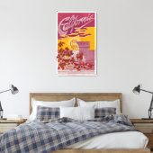 Californië Land of Promise Poster Canvas Afdruk (Insitu (Slaapkamer))