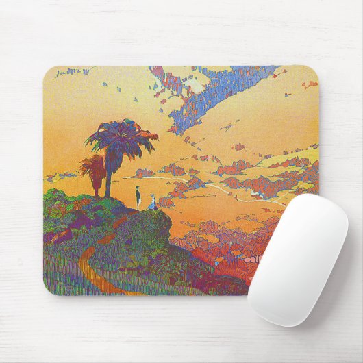  Californië Landscape Mousepad Muismat (Met muis)
