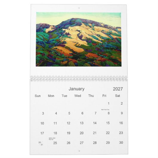 Californië Landscapes 2012 Kalender (Jan 2027)