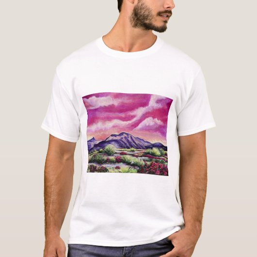 Californië landschap door Nefertara T-shirt (Voorkant)