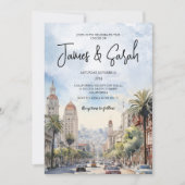 Californië Landschap Huwelijksbestemming Kaart (Voorkant)