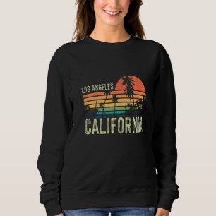 Californië Los Angeles Palmbomen La Zonsondergang Trui