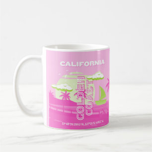 Californië, Los Angeles, Reiskunst, Preppy, Roze Koffiemok