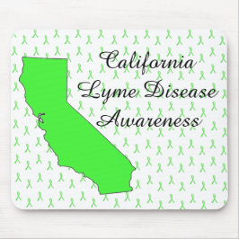 Californië Lyme-ziekte bewustzijnslint Muismat