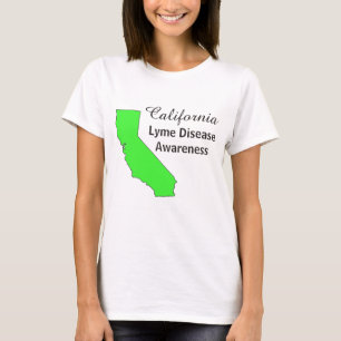 Californië Lyme-ziekte bewustzijnsshirt T-shirt
