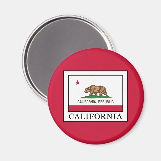 Californië Magneet (Voorkant / Achterkant)