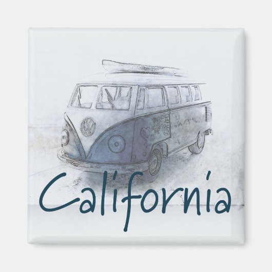Californië Magneet (Voorkant)