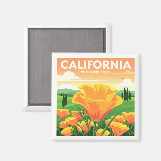  Californië Magneet (Voorkant / Achterkant)