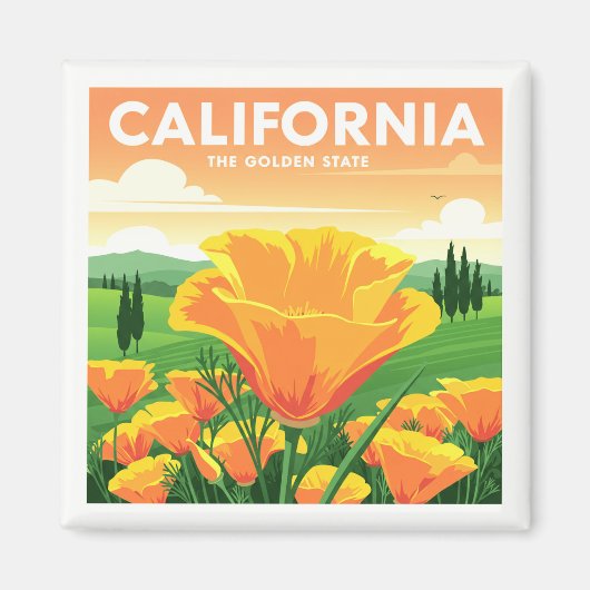  Californië Magneet (Voorkant)