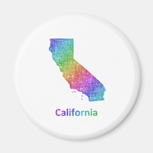Californië Magneet (Voorkant)