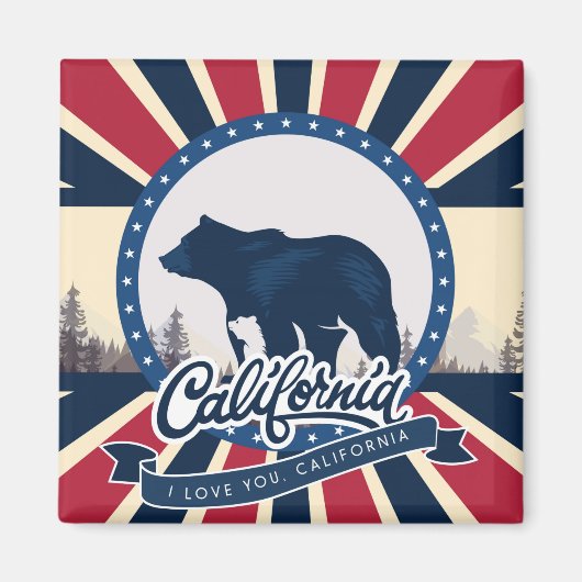 Californië Magneet (Voorkant)