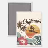 Californië Magneet (Voorkant / Achterkant)