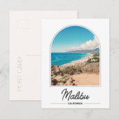 Californië Malibu Beach Ansichtkaart Briefkaart (Voorkant / Achterkant)