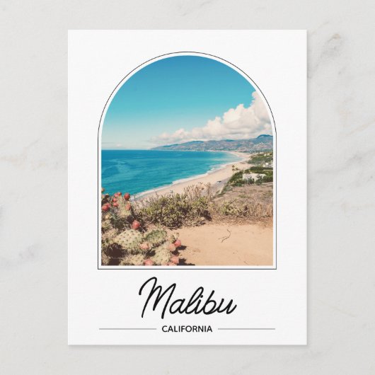 Californië Malibu Strand Ansichtkaart Briefkaart (Voorkant)