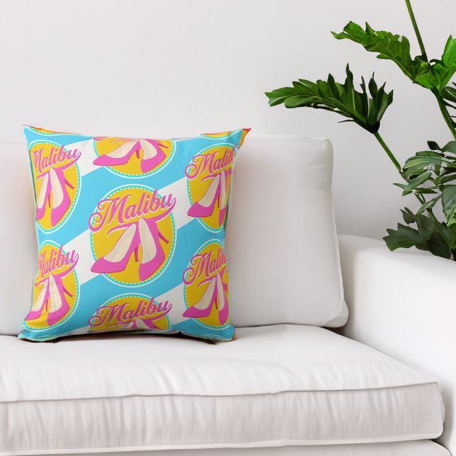 Californië Meisje Malibu Roze Hoge Hakken Kussen (Creator heeft geüpload)