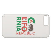 Californië met Grizzly Beer Logo Case-Mate iPhone Case (Achterkant (Horizontaal))